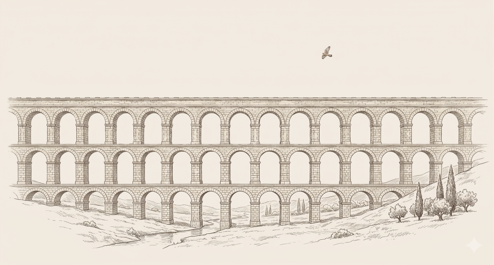 Engineering infrastructure illustration